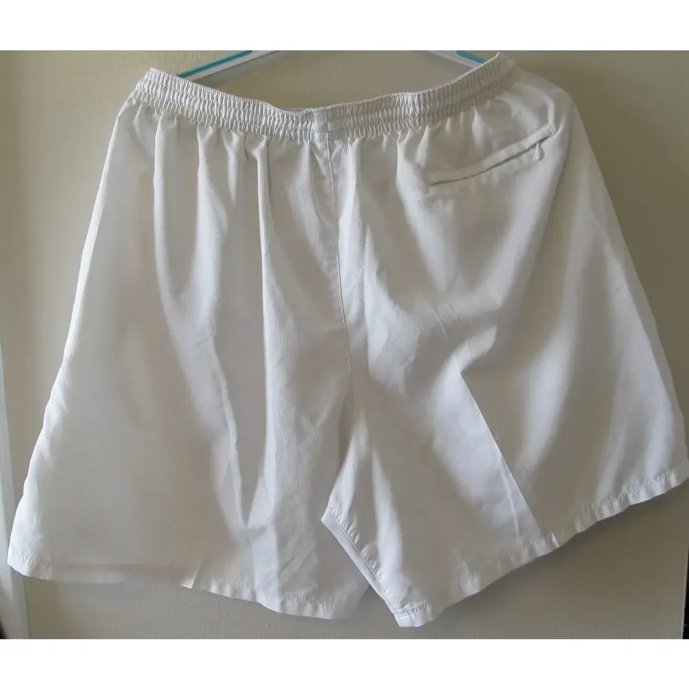 White Nike Dri Fit Mens XXL Runnng Shorts